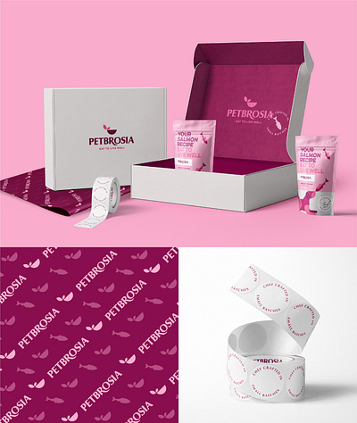 Petbrosia rebrand and packaging branding design graphic design illustration logo design typography