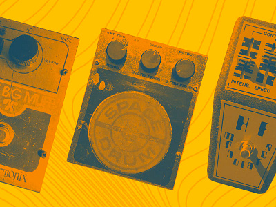 Vintage Effects on Reverb editorial gradient map