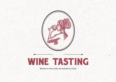 wine tasting cross hatching illustrator photoshop