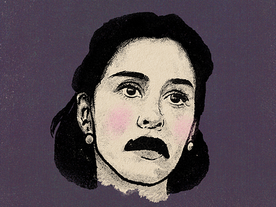 Sarah Silverstache canada comedian comedy design draw graphic illustration ontario ottawa portrait procreate silverman