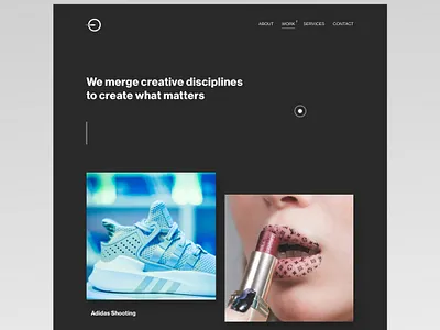 Portfolio theme wip animation black clean design minimal portfolio theme theme design ui web webdesign website