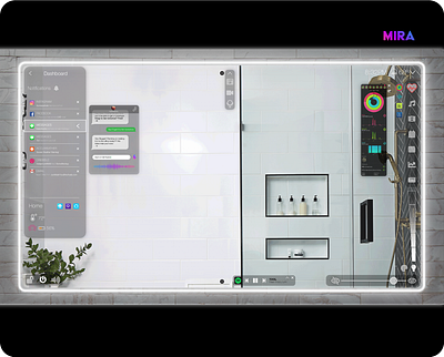 Mira v1 experience design icon design interaction design interior design mirrors ui user interface design ux design