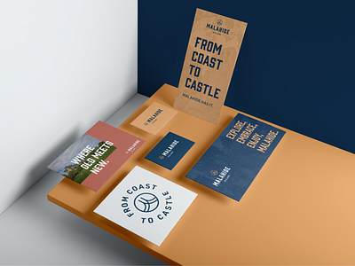 Malahide Village Stationery branding identity ireland mockup print stationery typography