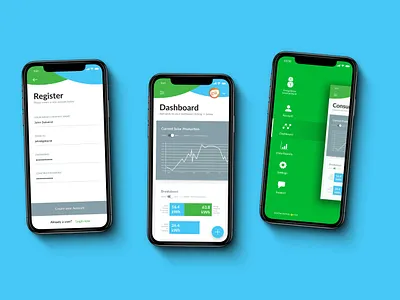 EnergyVision Solar Catch App app appdesign application branding energy europe graphicdesign renewableenergy technology uidesign uiux uxdesign