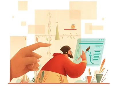 Get in Touch art artist character conceptart design digitalartist drawing illustration photoshop sketch