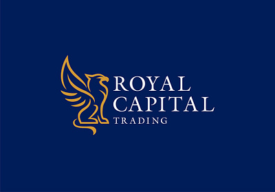 Royal Capital Trading Logo brand identity branding design graphic design icon identity design logo logomark logotype vector