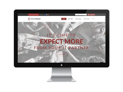 Network Doctor Website + Branding branding cybersecurity design illustration logo minimal ui ux vector web