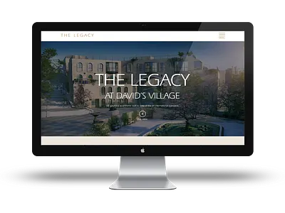 The Legacy Jerusalem animation design ui ux web