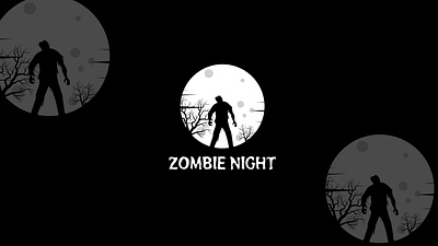 "ZOMBIE" Logo Design branding creative design design horar logo illustration logo logo design vector zombie logo