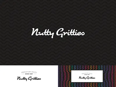 Nutty Gritties | Rebranding branding delhi design dry fruits food fruits graphic identity india logo logo design logotype nuts packaging premium type wordmark