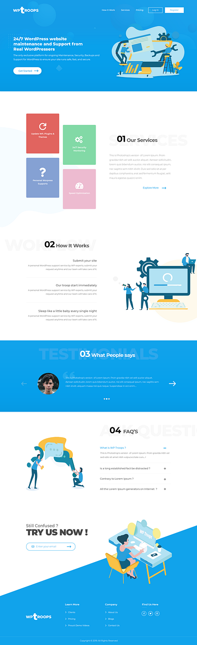 Home Page Design For Digital Agency agency agency website branding design digital agency illustration minimal typography ui ux web website wordpress design wordpress development wordpress theme