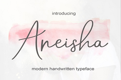 Aneisha calligraphy font script branding brushlettering bundle calligraphy callygraphy christmas design font fontbundles graphics illustration label banner mrletters wedding lettering art logo