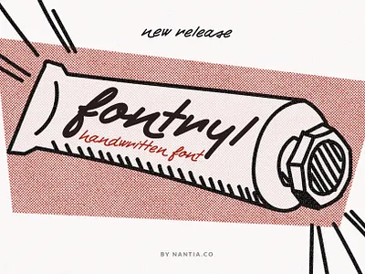 Fontryl Vintage Handwritten font greek font handwritten font nantiaco fonts typeface