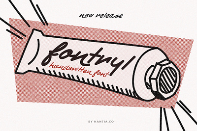 Fontryl Vintage Handwritten font greek font handwritten font nantiaco fonts typeface