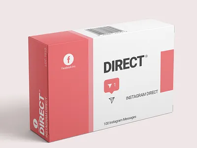 Direct adobe adobe illustrator flat graphic design illustration mockup photoshop pink render social vector