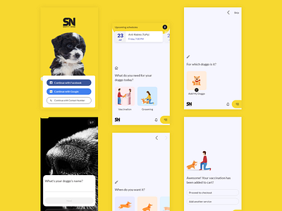 Sniffy Nose app dogs ux design