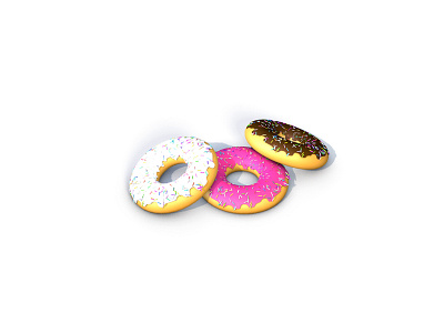 Donuts 3ddesign colors design donuts food graphic design hobby