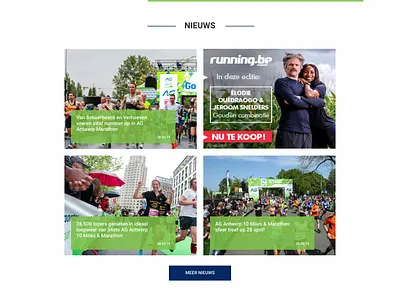 Antwerp 10miles & marathon - homepage concept antwerp belgium running sketch ui webdesign