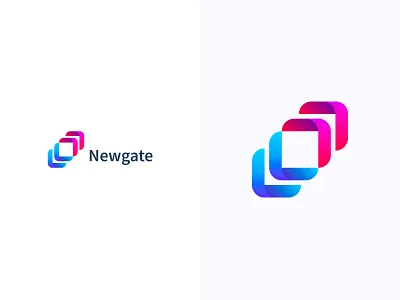 Newgate branding color color design colorful design colorful logo design illustration logo logo design minimal logo typography vector
