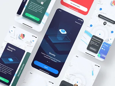 Skooby flow mobile app design animation ai app app design cards cover e commerce ecommerce finance garage icon ios iphone mobile parking profile scooby skooby social ui ux