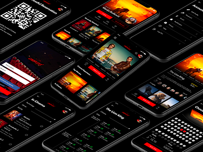 Cineplexx Mobile Application UI/UX Redesign app cinema clean design graphic design ios mobile movies ui ux