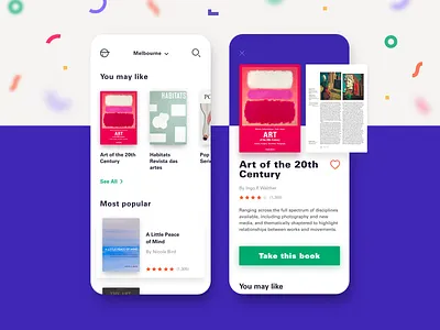 Parrot books app books booksharing concept ios library ui uidesign user experience ux uxdesign