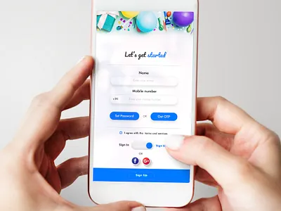 signup_screen android android app android app design app design flat minimal mobile app mobile ui ui ux web