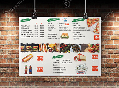Restaurant Food menu design card design designs food food menu menu menu card menu design pricelist restaurant