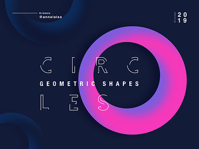 Circles Ui Project 2pt design geometric geometric design shapes ui