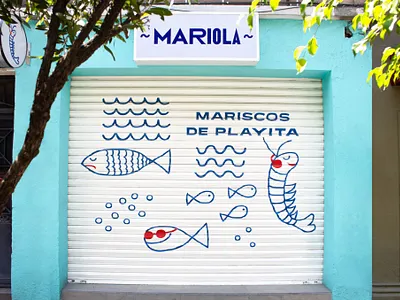 Mariola branding illustration interiordesigner mexicocity restaurant