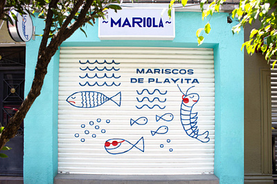 Mariola branding illustration interiordesigner mexicocity restaurant