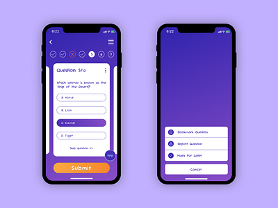 Quiz App for childrens app childrens concept india ios iphone quiz ui ui design uiux uxdesign