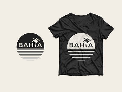 Bahía - Logo Design beach palm brand website beer wine tree identity black white subtle app brand logobranding lettermark branding business inspiration logodesign design logodesigner technology illustration mobile print ux logo icon logos symbol logotype typograpy wordmark minimal type webdesign ui monogram logomark mark sea clever negative space