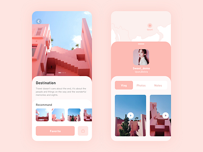 travel ui