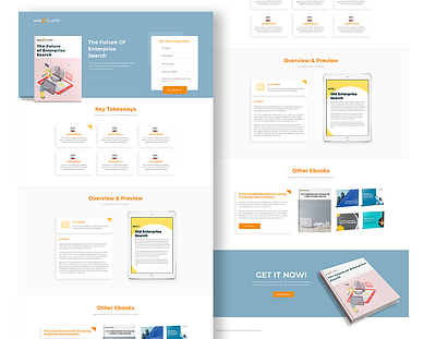 Landing Page Ebook branding graphicdesign ui user interface userinterface ux website design