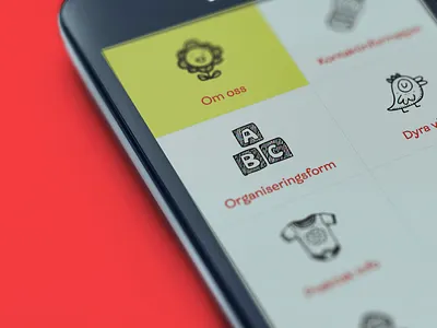 Menu kindergarten website colorful dropdown hand drawn illustration kindergarten menu menu design menubar norway playful webflow website website design