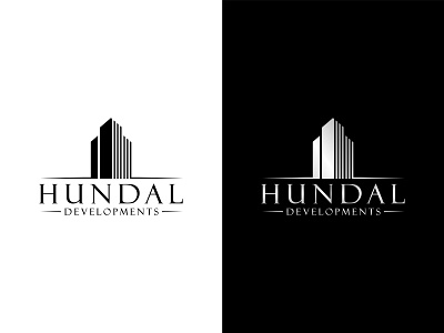 Hundal Development Logo Project branding design flat logo vector