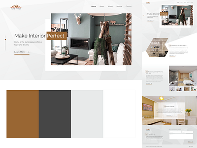 Interior Design design interior light ui ux ui design web website