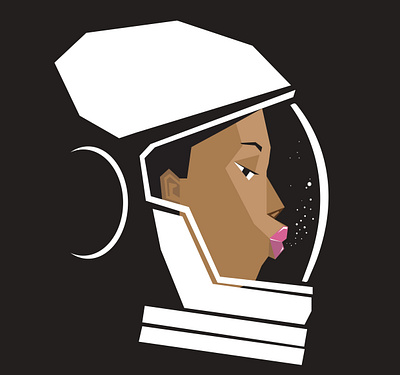 space african african woman design flat illustration vector