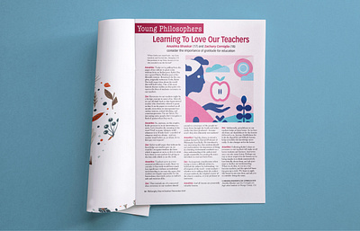 Learning to Love Our Teachers editorial illustration magazine philosophy