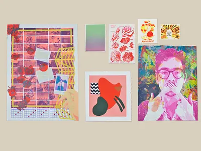 Screenprints 2018–2019 design graphic design illustration print printmaking screen print screen printing screenprint