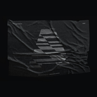 Type Trip black and white concept flag font geometry illusion logo logotype type typographic typography