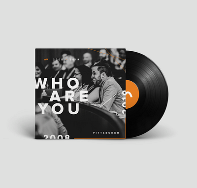 NADG Who Are You Record branding design layout packaging print vinyl