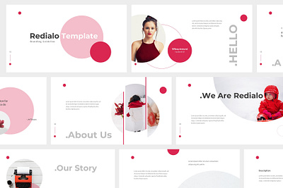 Redialo - Branding Guideline Powerpoint Template blogging book brand branding brochure catalog fashion guide guidelines manual mood board nude nuetral pitch deck powerpoint pptx presentation style visual style