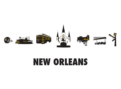 New Orleans Pattern icons new orleans pattern