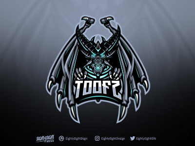 TOOFZ dragon logo esportlogo esports gaming gaminglogo illustration logo mascot mascot character mascot logo streamer