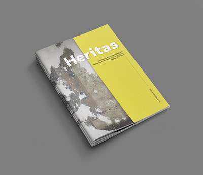 "Heritas" publication design bright cultural graphicdesign heritage logodesign minimal publication publication design