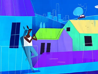 Parallax! 2d ae after effects animation character design illustration motion graphics toonboom