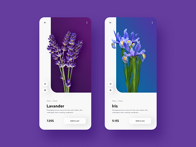 Just wanna some purple android app application blue clean color flower iphone minimal mobile purple ui uiux ux violet white