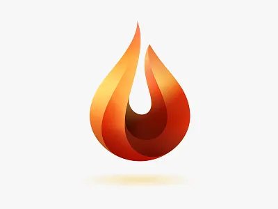 Fire Logo design icon logo vector yp © yoga perdana